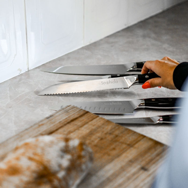 Soshida 8-Piece Ultra Chef Knife Set