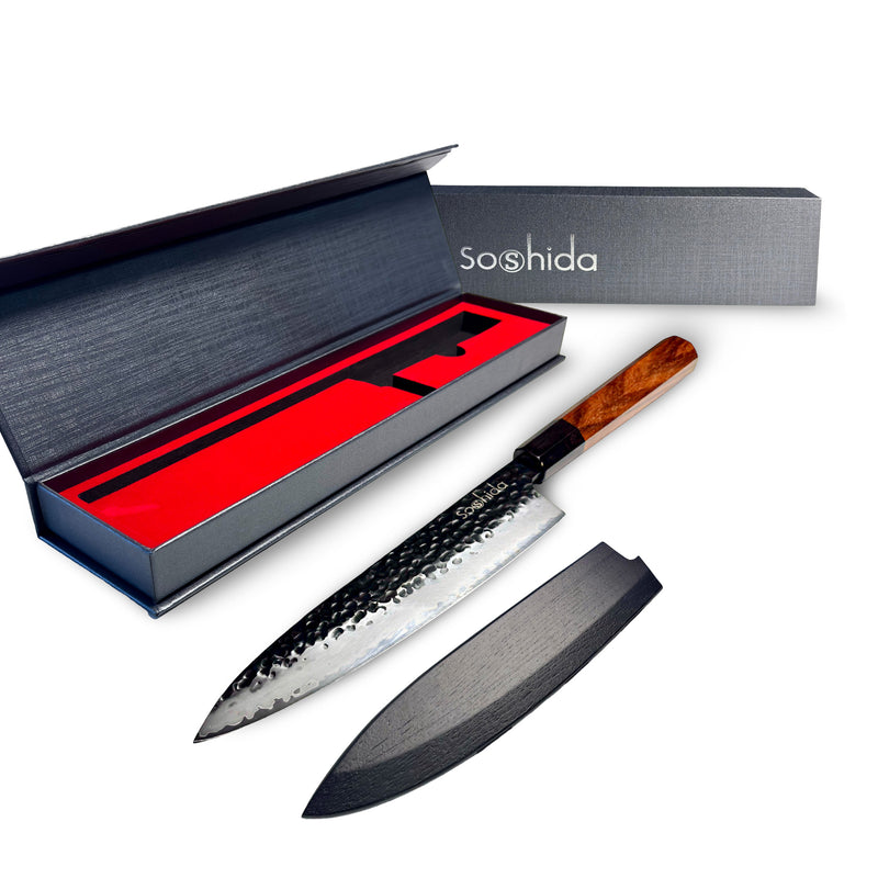 Soshida 8” AUS10 Forged Chef Knife