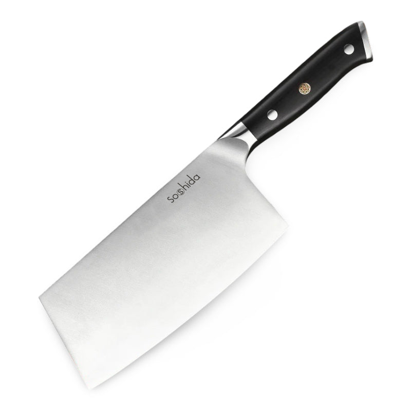 Soshida Ebony Cleaver Knife