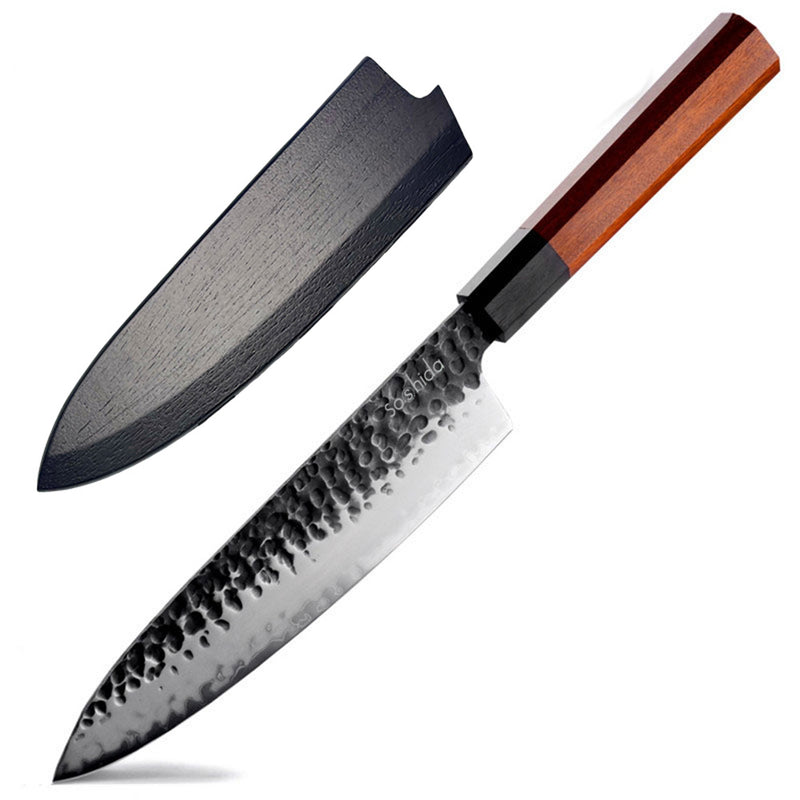Soshida 8” AUS10 Forged Chef Knife
