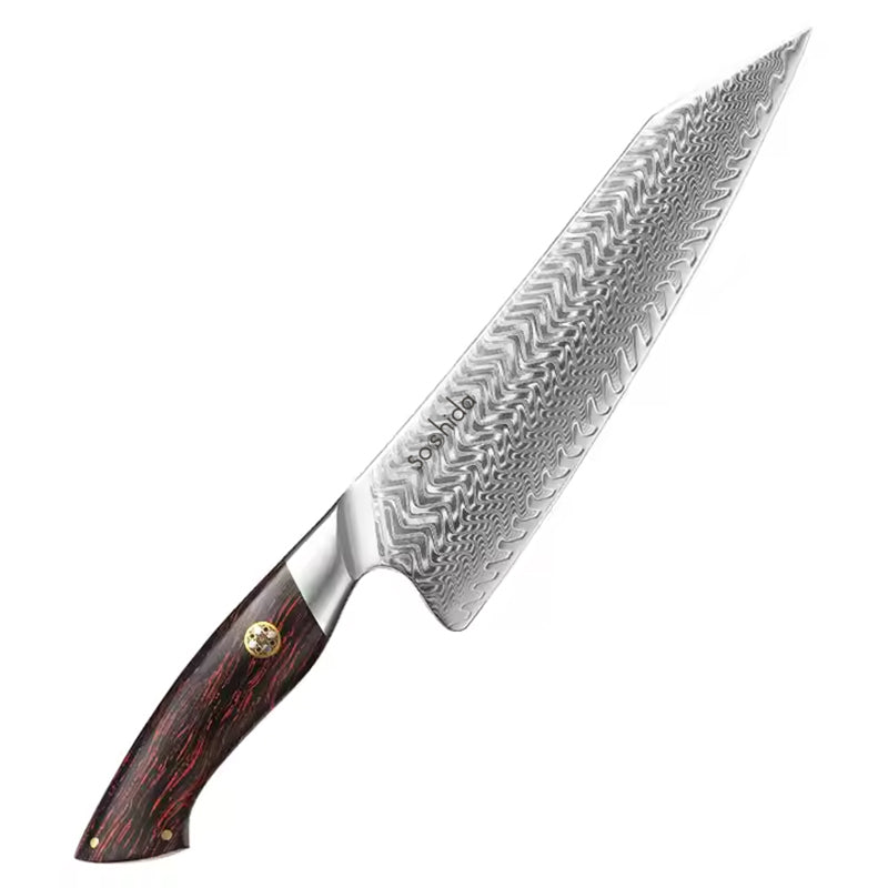 Soshida ApexPro 73 Layer Damascus 8.5” Chef Knife