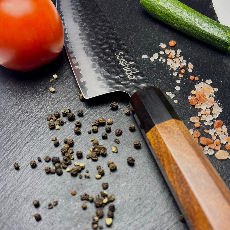 Soshida 8” AUS10 Forged Chef Knife