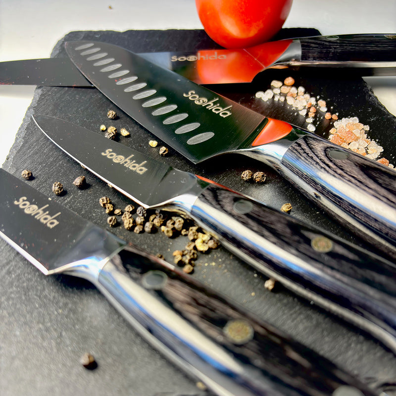 Soshida 4-Piece Ultra Chef Knife Set
