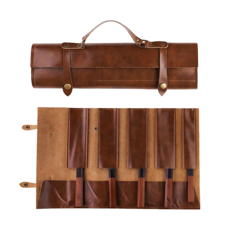 Soshida Knife Leather Carry Bag