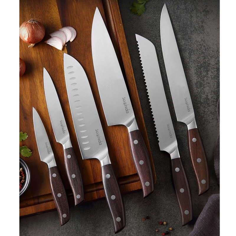 Soshida B30 6-Piece Chef Knife Set