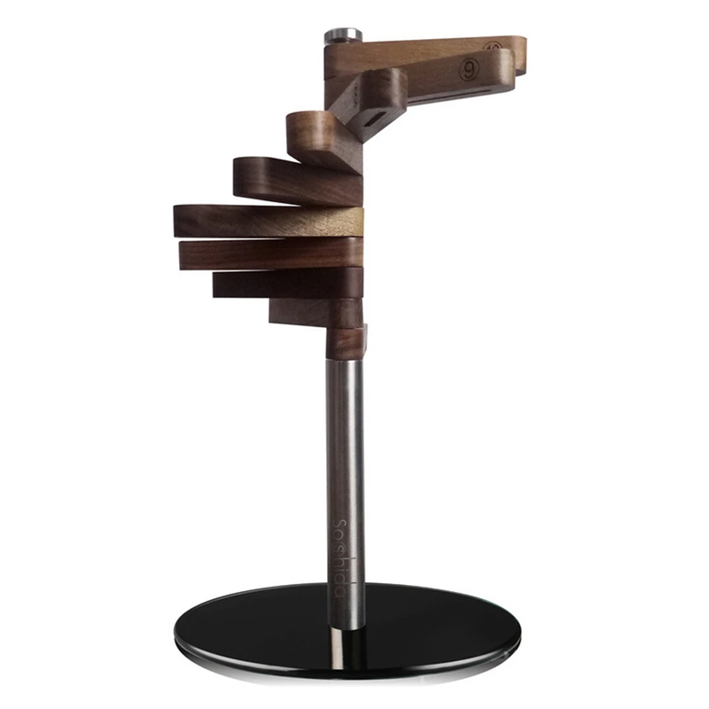 Soshida Rotating Wooden Knife Stand Holder