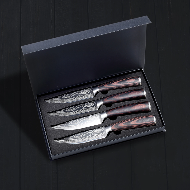 Soshida Serrated Steak Knife Set