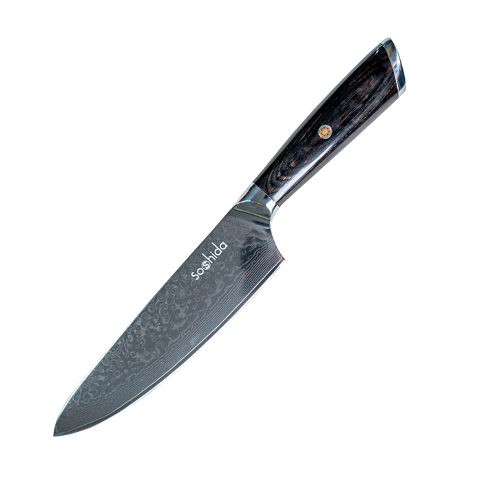 Soshida Damascus VG - 10 67 Layer 8inch Chef Knife