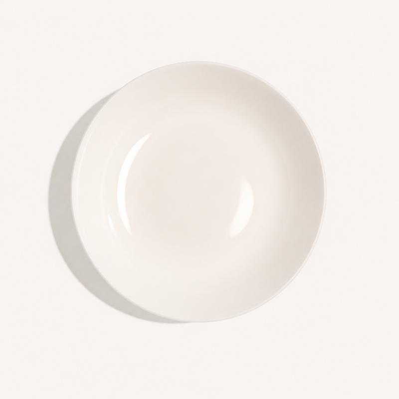 Soshida Nordic Pearl Round Deep Bowl 8"