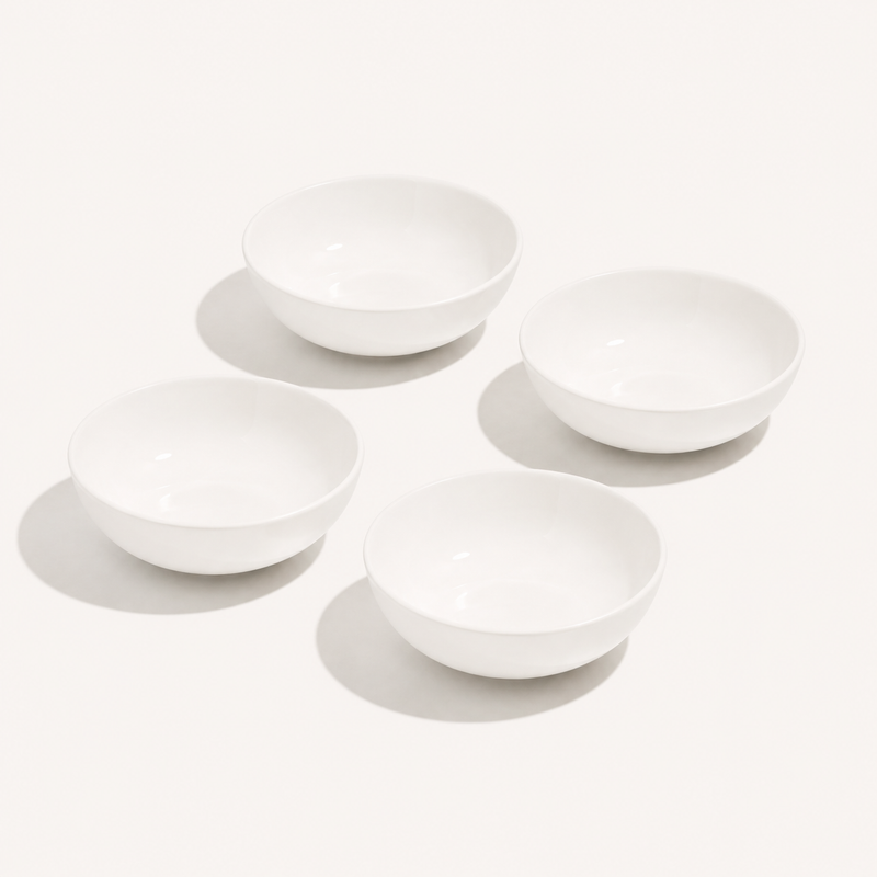 Soshida Nordic Pearl Round Deep Bowl 8"