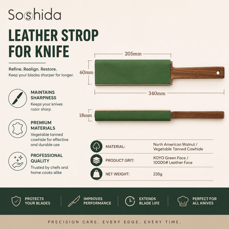 Soshida Double-Sided Leather Strop