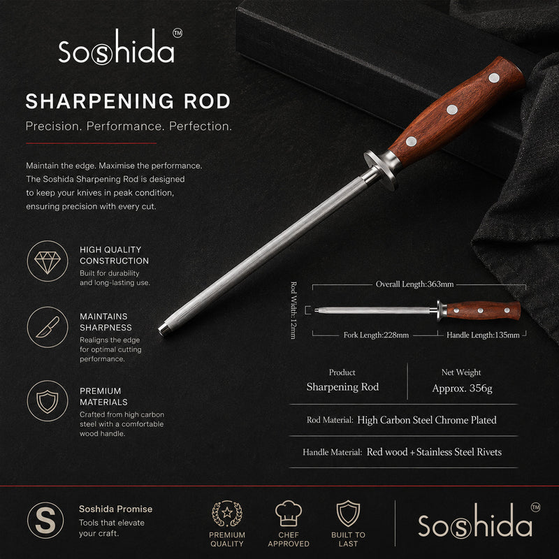 Soshida 9" Meraki Honing Rod