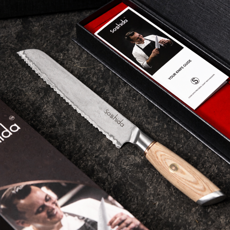 Soshida Pro 8.5" Bread Knife