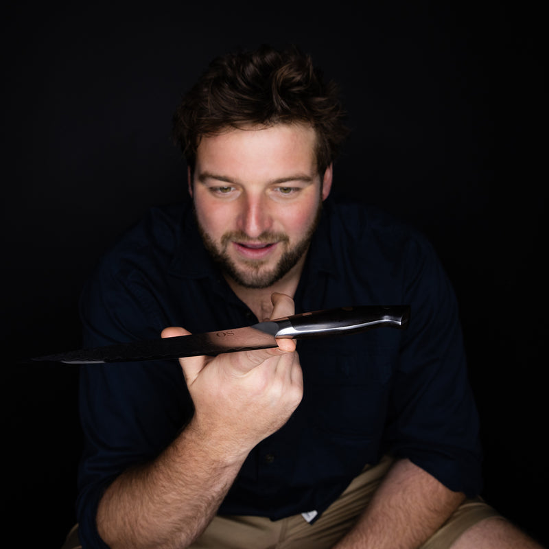 Chef Ollie Signature Damascus 7.5" Chef Knife