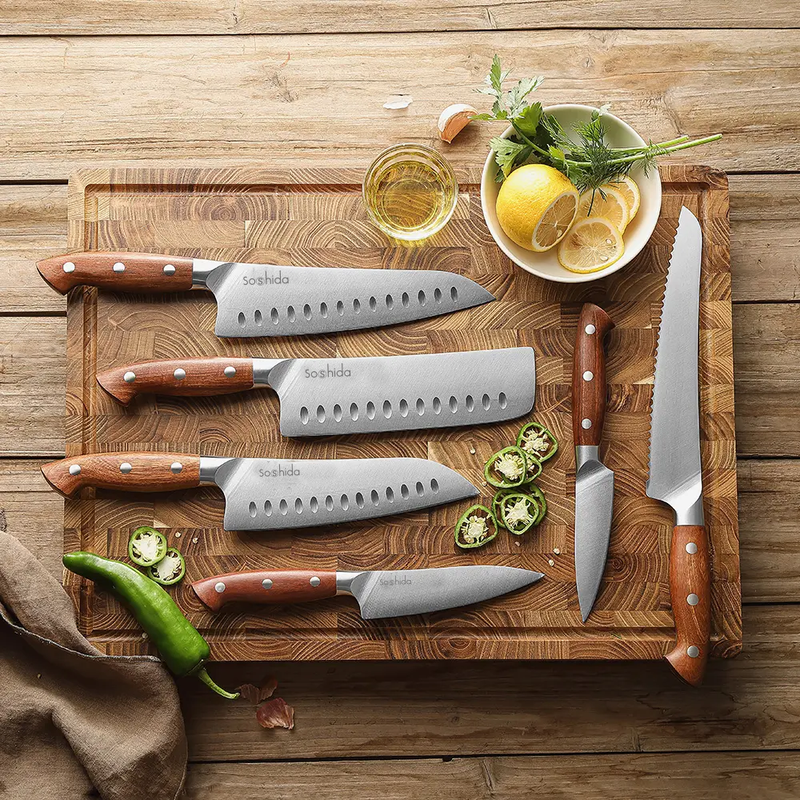 Soshida 6-Piece Meraki Chef Knife Set