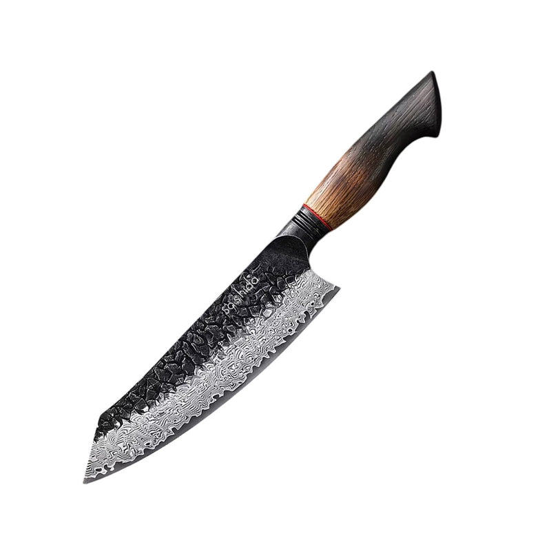 Soshida Mo 7.5" Damascus Santoku Knife