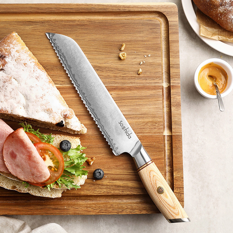 Soshida Pro 8.5" Bread Knife
