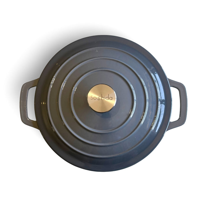Soshida Cast Iron Casserole - 24cm