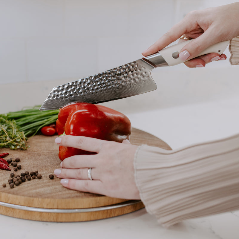 Soshida Masshiro 4 Piece Damascus Chef Knife Set