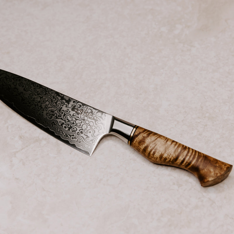 Soshida Pro V 8 Inch Damascus Chef Knife