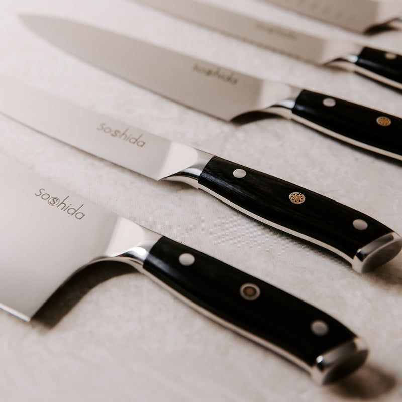 Soshida 8-Piece Ultra Chef Knife Set