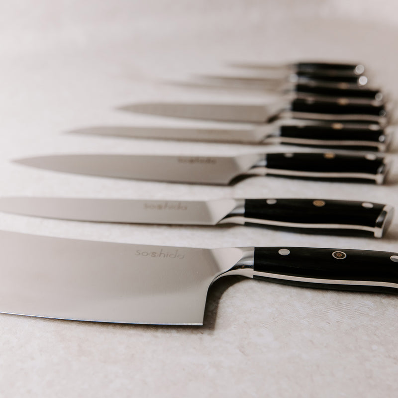Soshida 8-Piece Ultra Chef Knife Set