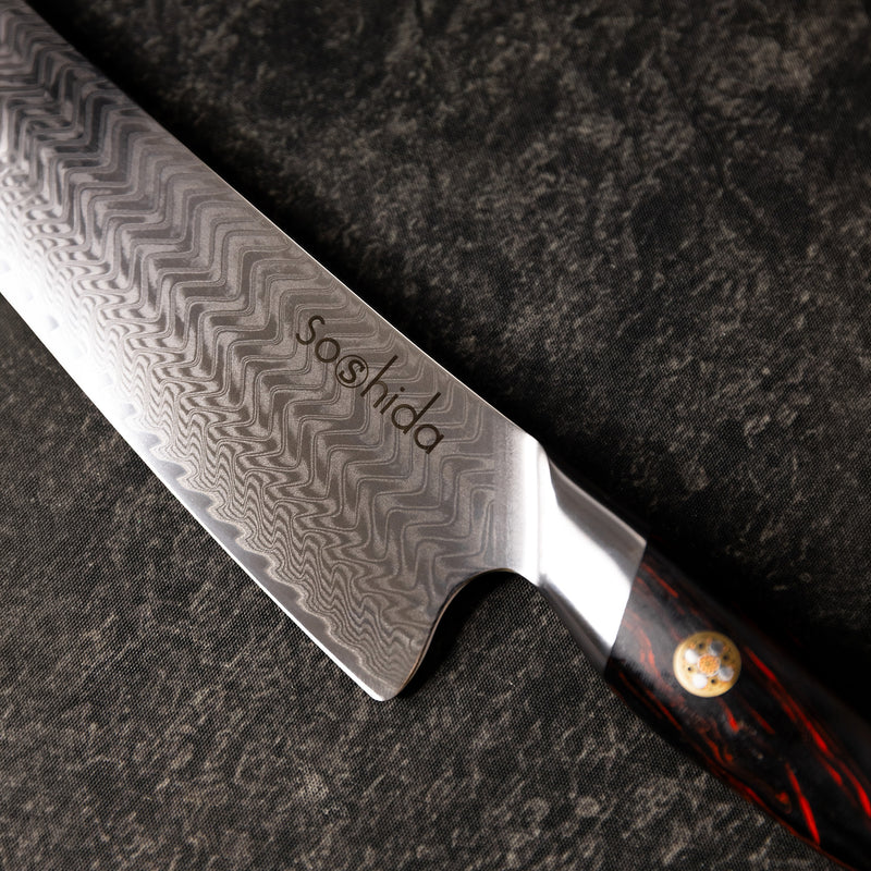 Soshida ApexPro 73 Layer Damascus 8.5” Chef Knife