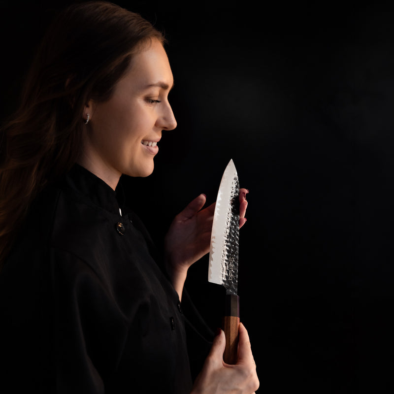 Soshida 8” AUS10 Forged Chef Knife