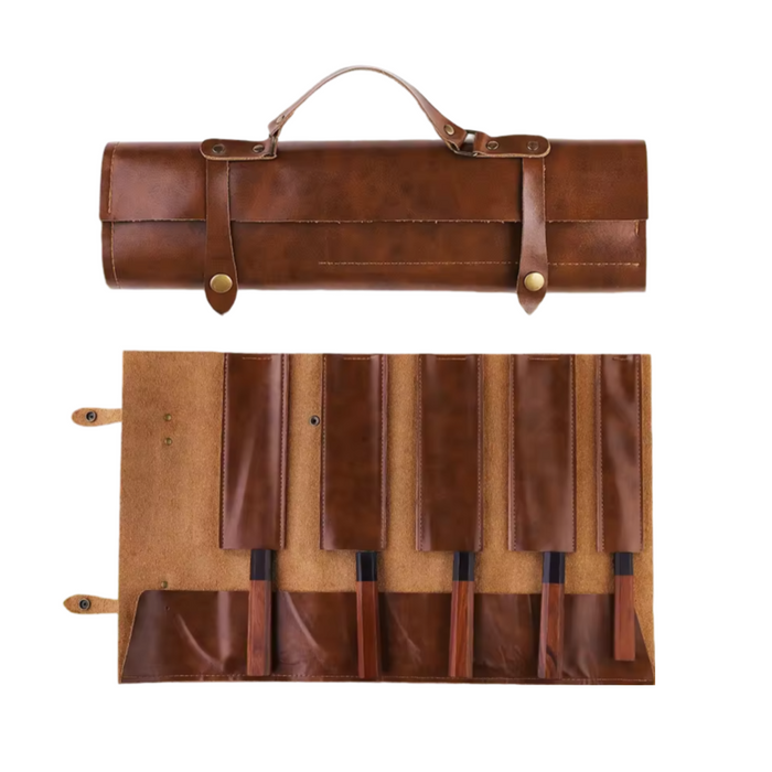 Soshida Knife Leather Carry Bag