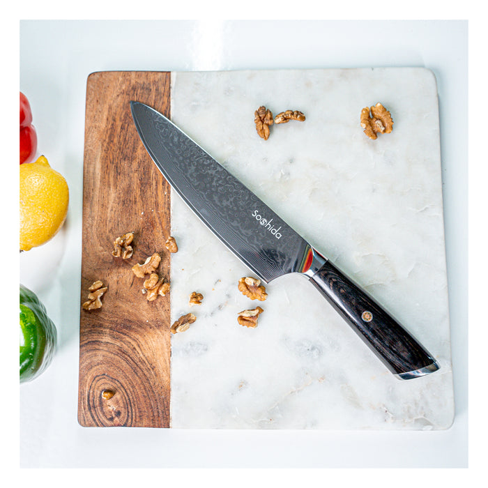 Soshida Damascus VG - 10 67 Layer 8inch Chef Knife