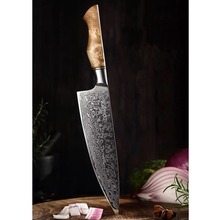 Soshida - Pro V 8 Inch Damascus Chef Knife
