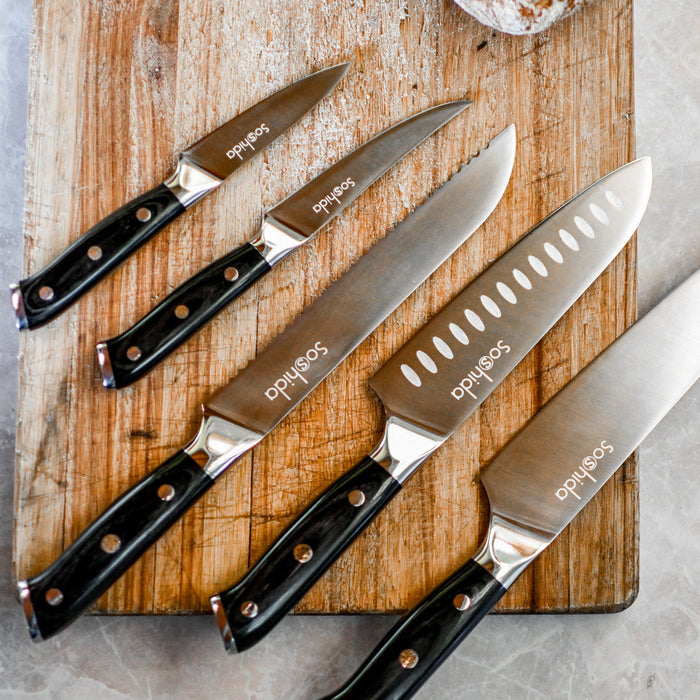 Soshida Ultra 5-Piece Chef Knife Set