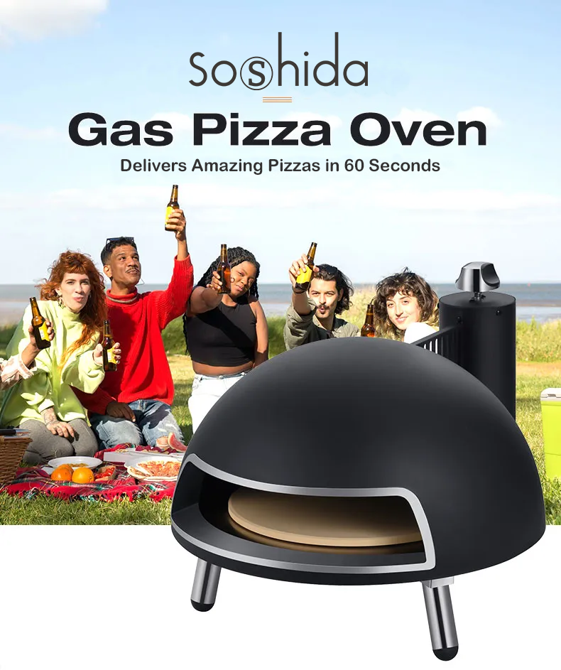 Soshida 12 Gas Pizza Oven