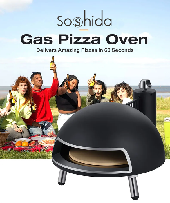 Soshida 12 Gas Pizza Oven